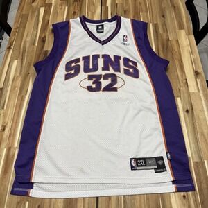 Amare Stoudemire Jersey Mens 2XL White Reebok Phoenix Suns NBA Y2K *Stains